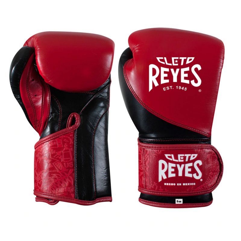 Cleto Reyes Boxhandschuhe High Precision, rot-schwarz
