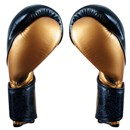 Cleto Reyes Boxhandschuhe High Precision, schwarz-gold