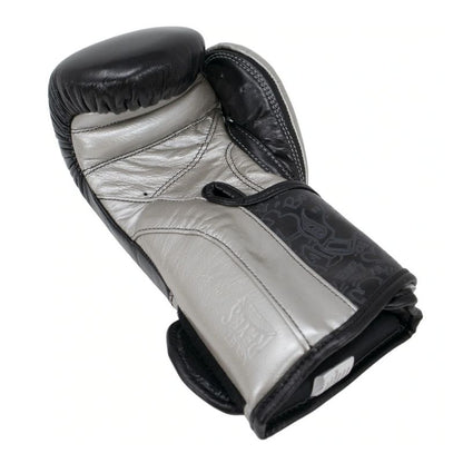 Cleto Reyes Boxhandschuhe High Precision, schwarz-silber