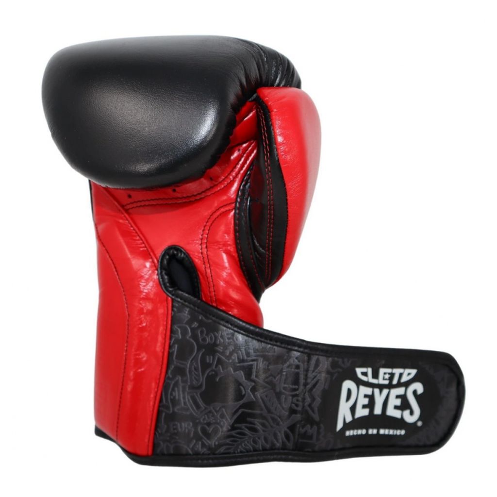 Cleto Reyes Boxhandschuhe High Precision, schwarz-rot