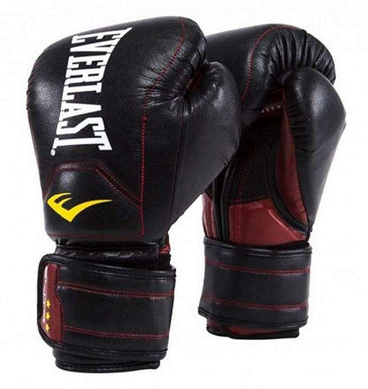 Everlast Boxhandschuhe Elite Muay Thai, schwarz-rot