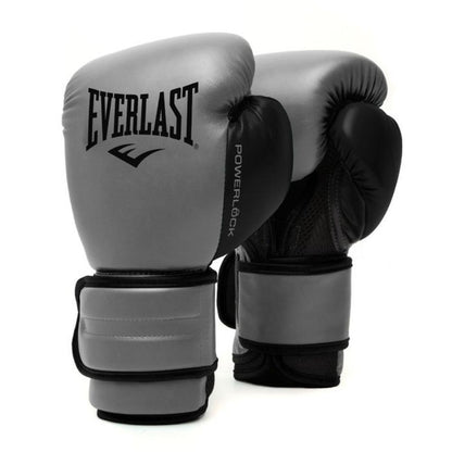 Everlast Boxhandschuhe Powerlock 2R Training, grau-schwarz