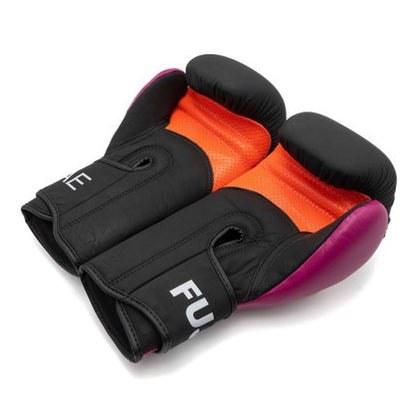 FUJIMAE Boxhandschuhe Advantage 3 QS Leather, schwarz-orange