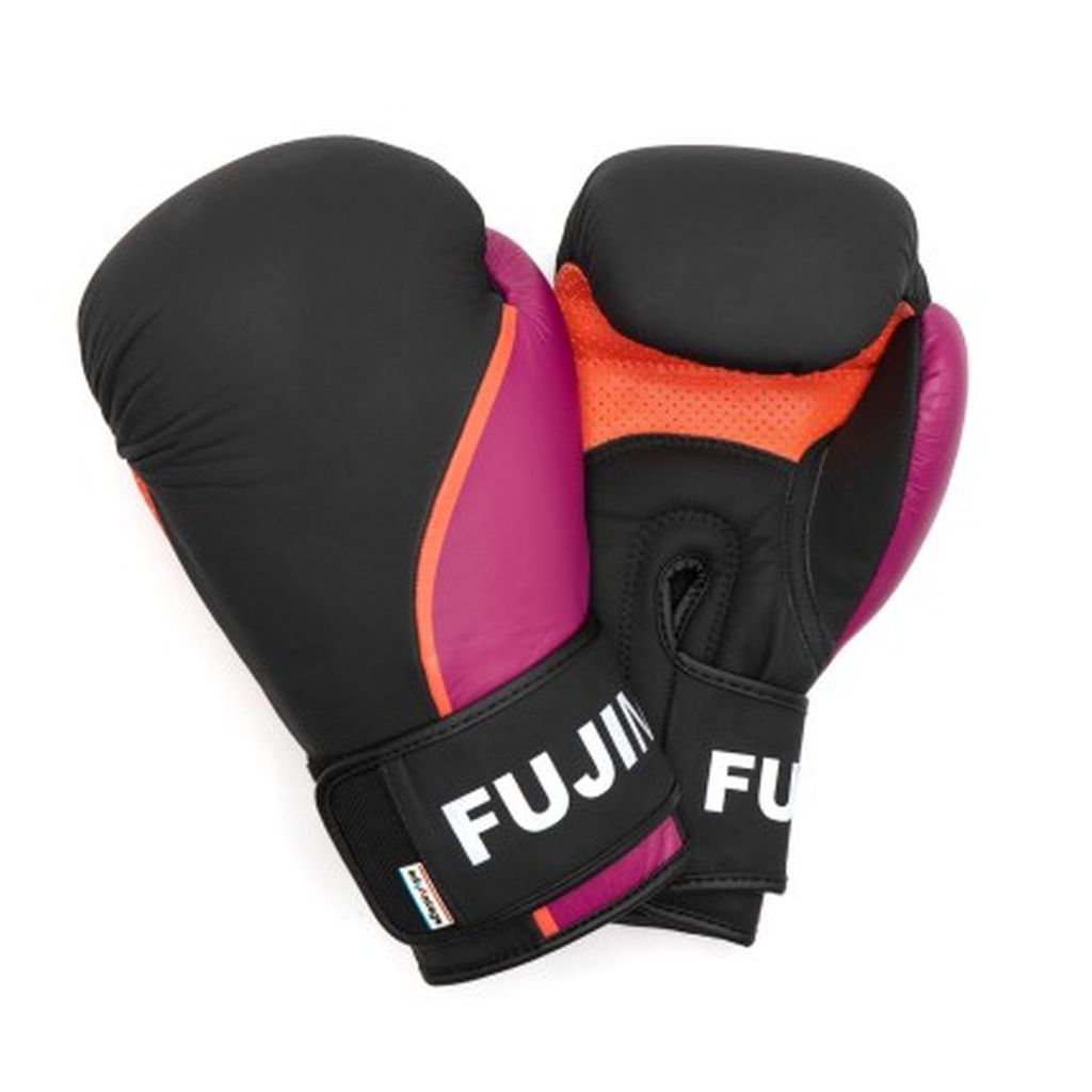 FUJIMAE Boxhandschuhe Advantage 3 QS Leather, schwarz-orange