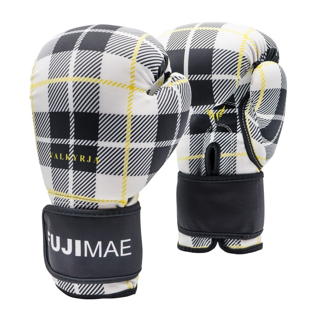 FUJIMAE Boxhandschuhe Valkyrja, weiss-schwarz
