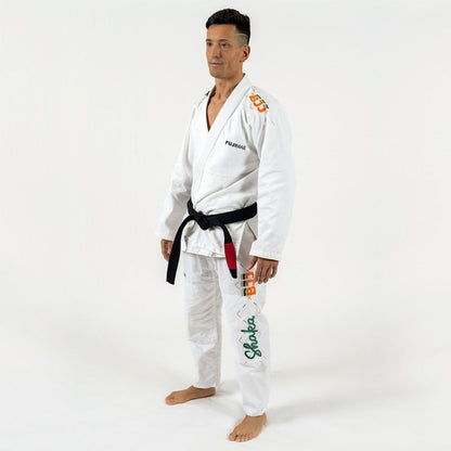 FUJIMAE BJJ Gi Shaka 2.0, weiss-gruen