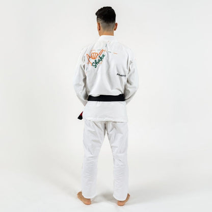 FUJIMAE BJJ Gi Shaka 2.0, weiss-gruen