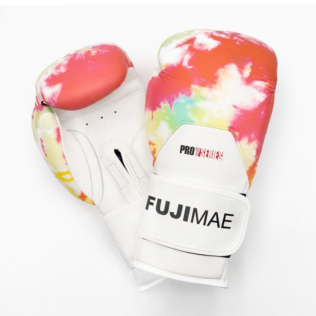 FUJIMAE Boxhandschuhe Proseries 2.0 QS Leather, weiss-multi