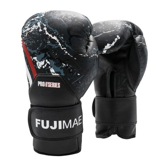 FUJIMAE Boxhandschuhe Proseries 2.1 Primeskin, schwarz