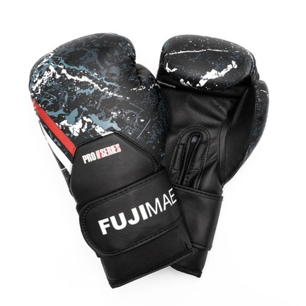FUJIMAE Boxhandschuhe Proseries 2.1 Primeskin, schwarz