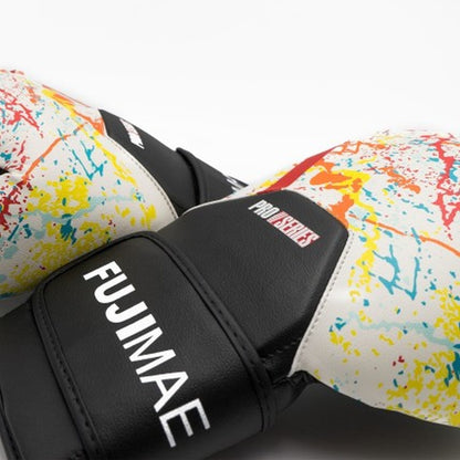 FUJIMAE Boxhandschuhe Proseries 2.1 Primeskin, weiss-multi