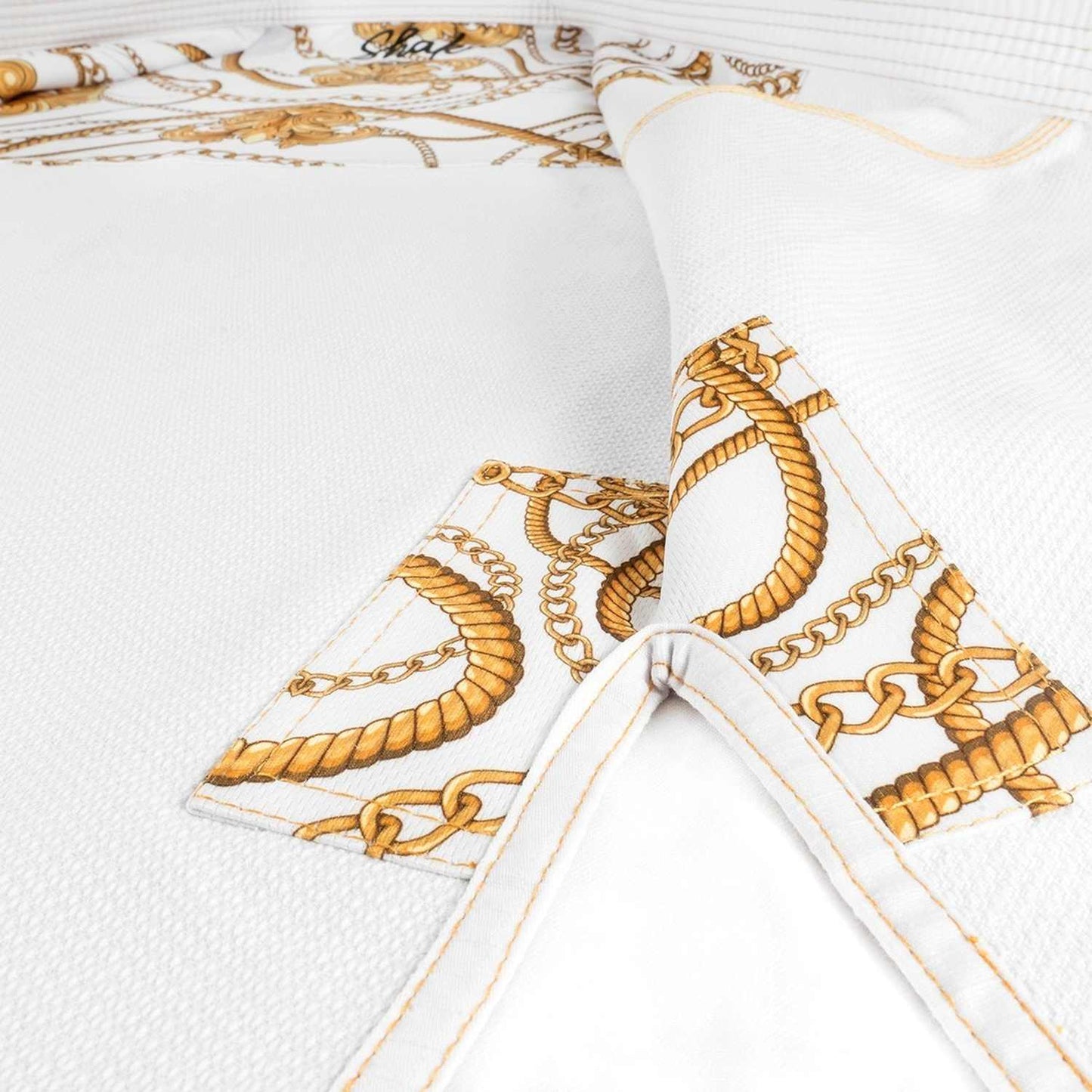 FUJIMAE BJJ Gi Shaka 21 QS, weiss-gold