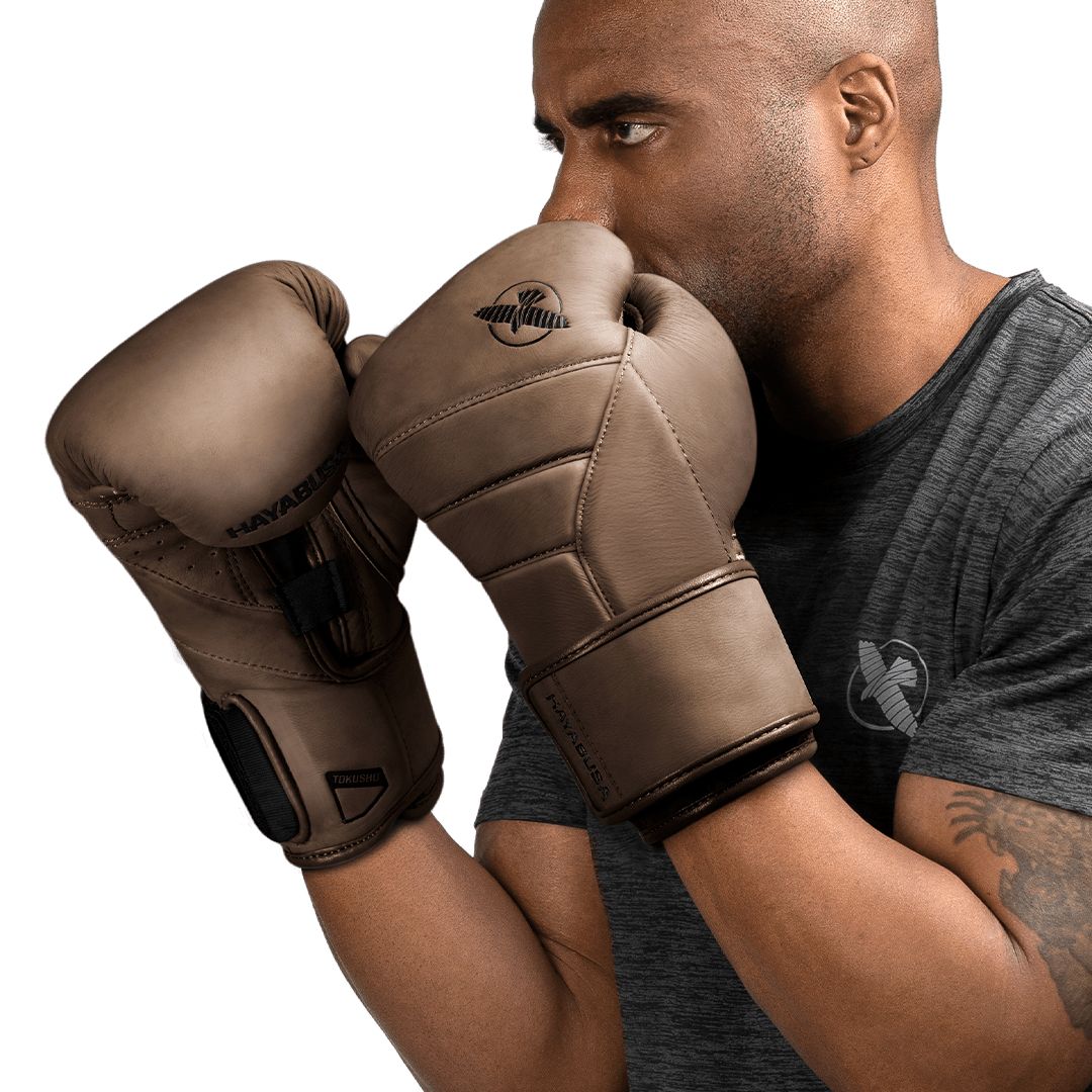 Hayabusa Boxhandschuhe T3 LX, braun