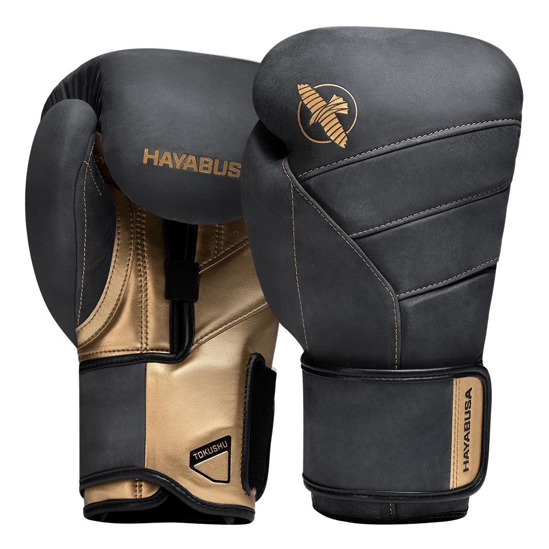 Hayabusa Boxhandschuhe T3 LX, vulkan-grau-gold