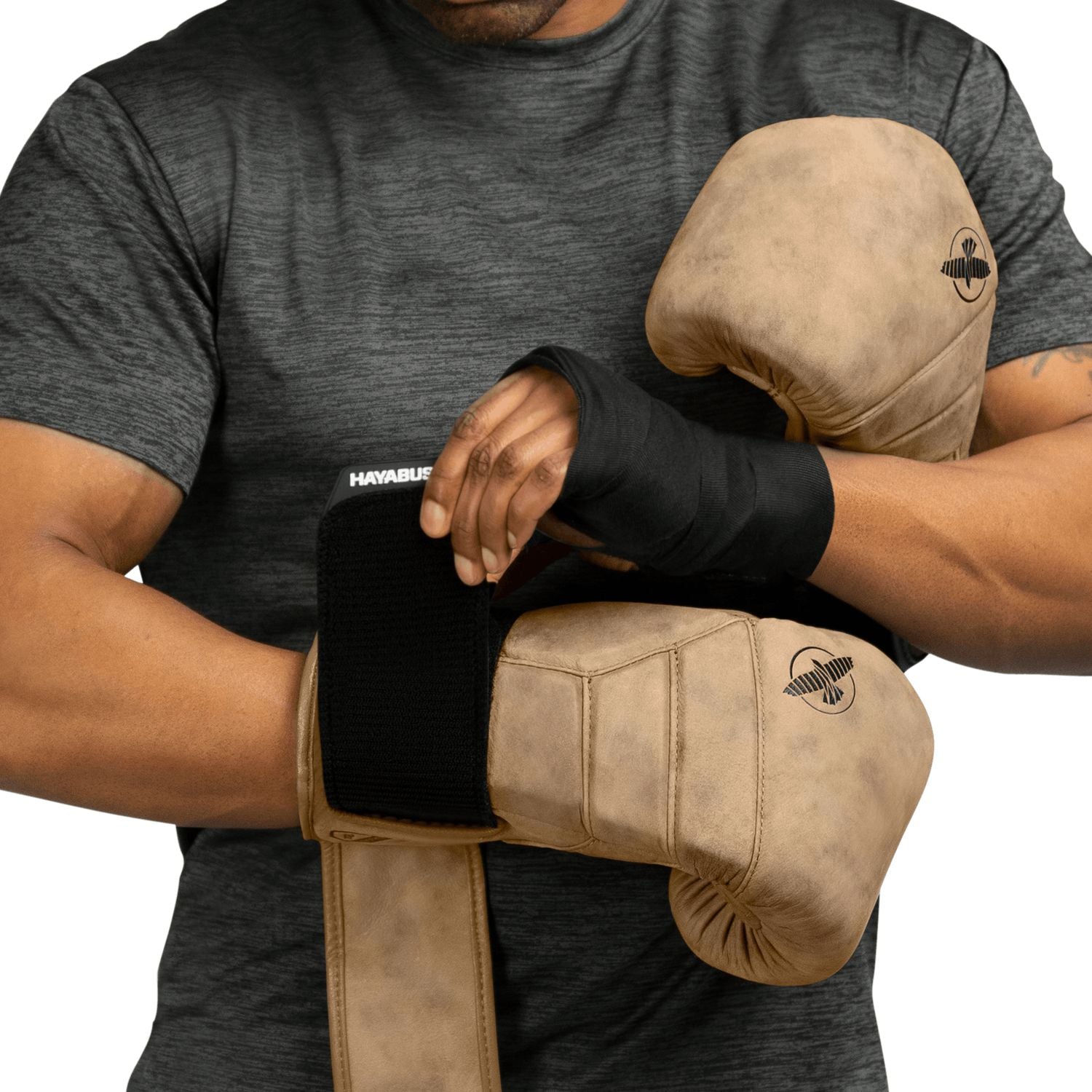 Hayabusa Boxhandschuhe T3 LX, tarn-braun