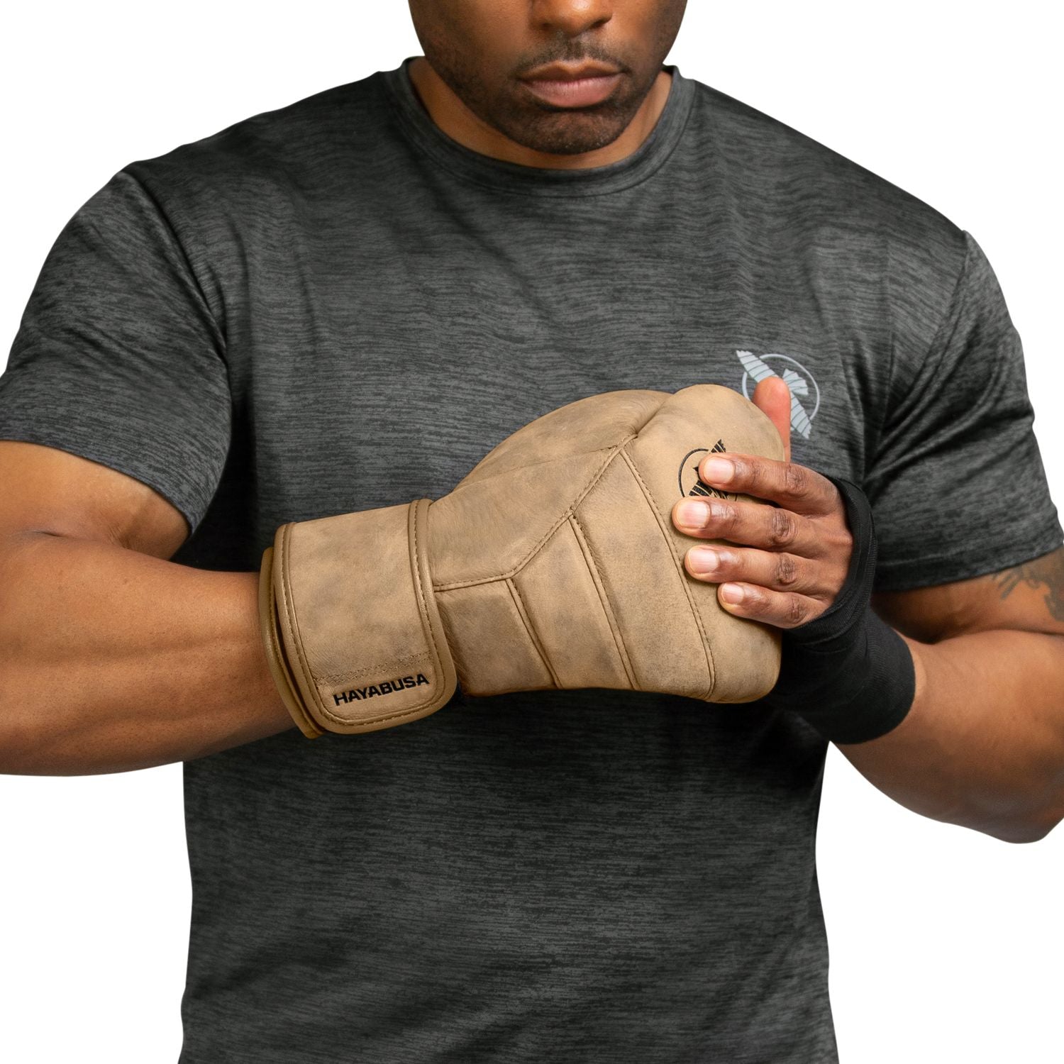 Hayabusa Boxhandschuhe T3 LX, tarn-braun