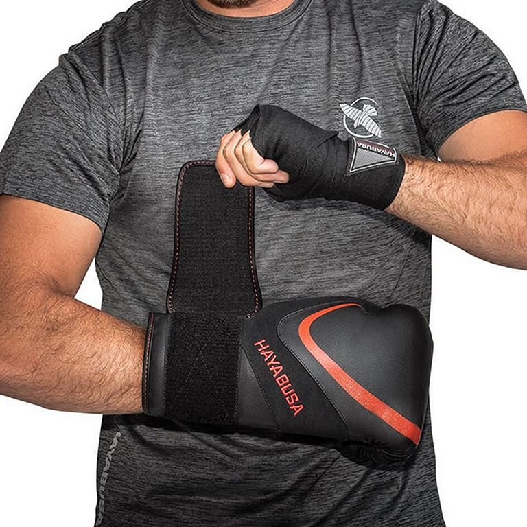 Hayabusa Boxhandschuhe H5, schwarz-rot