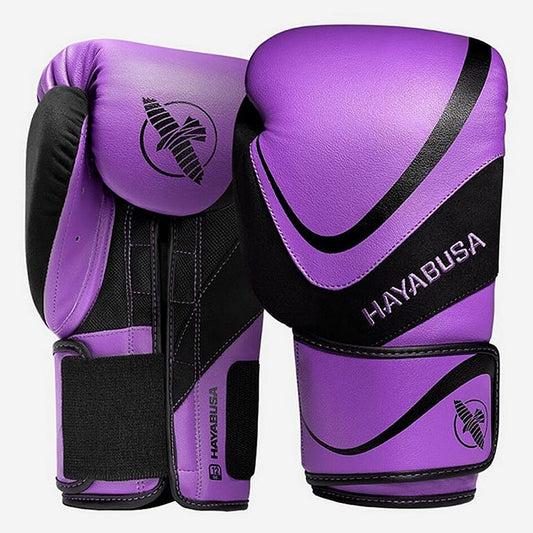 Hayabusa Boxhandschuhe H5, lila-schwarz