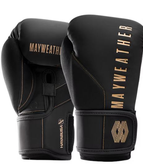 Hayabusa Boxhandschuhe Mayweather Champ, schwarz-gold