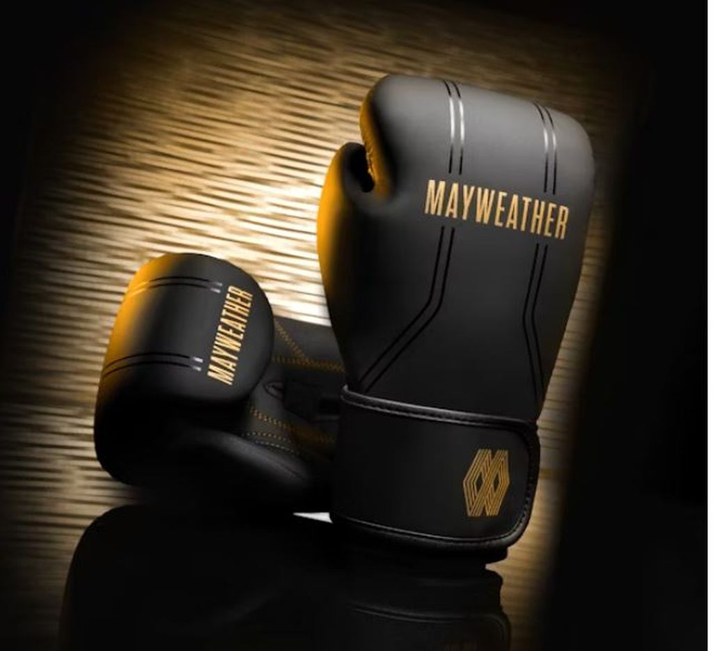 Hayabusa Boxhandschuhe Mayweather Contender, schwarz-gold