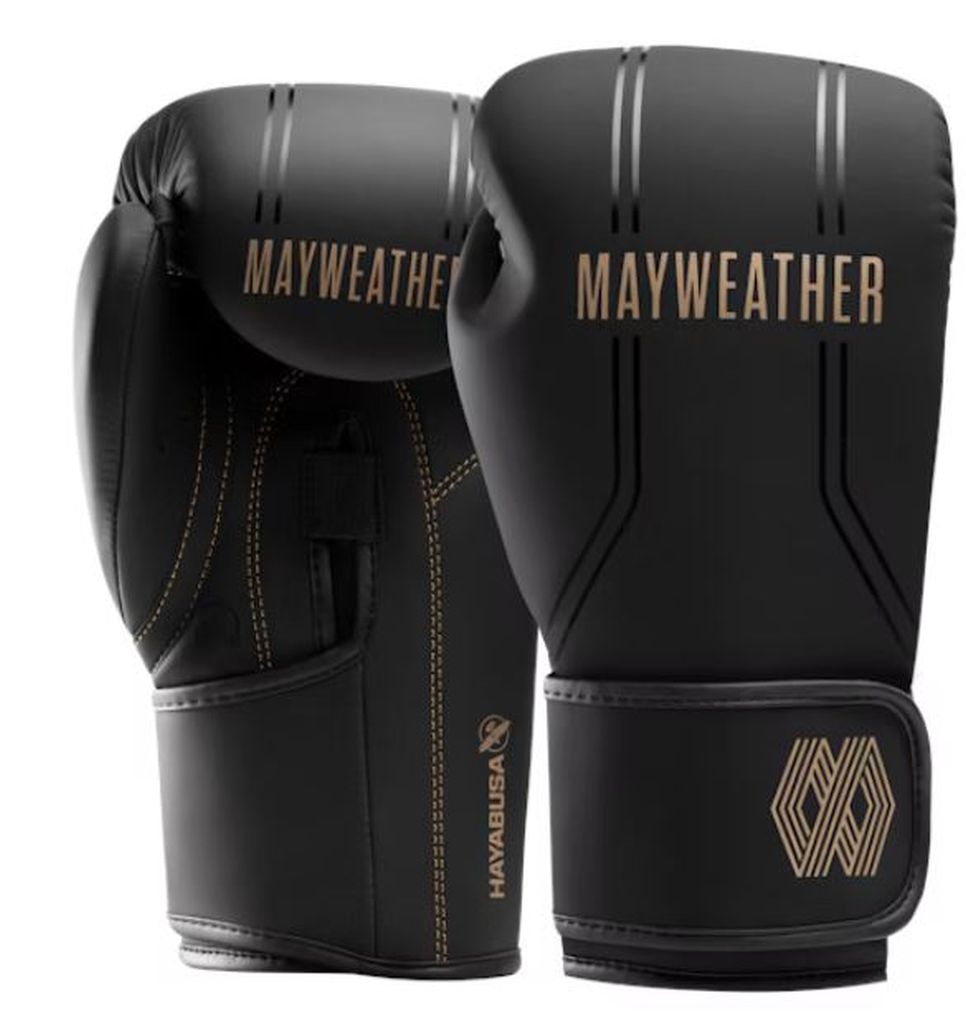 Hayabusa Boxhandschuhe Mayweather Contender, schwarz-gold