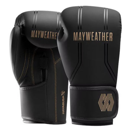 Hayabusa Boxhandschuhe Mayweather Contender, schwarz-gold