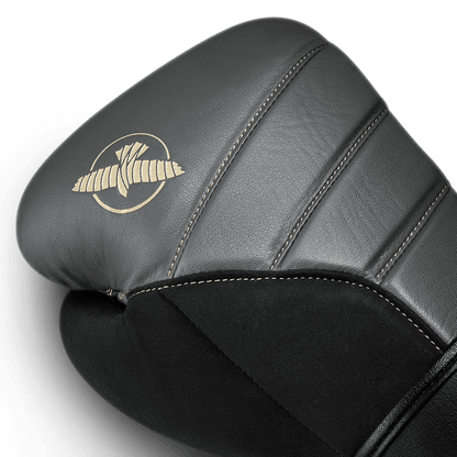 Hayabusa Boxhandschuhe T3, dunkelgrau-schwarz
