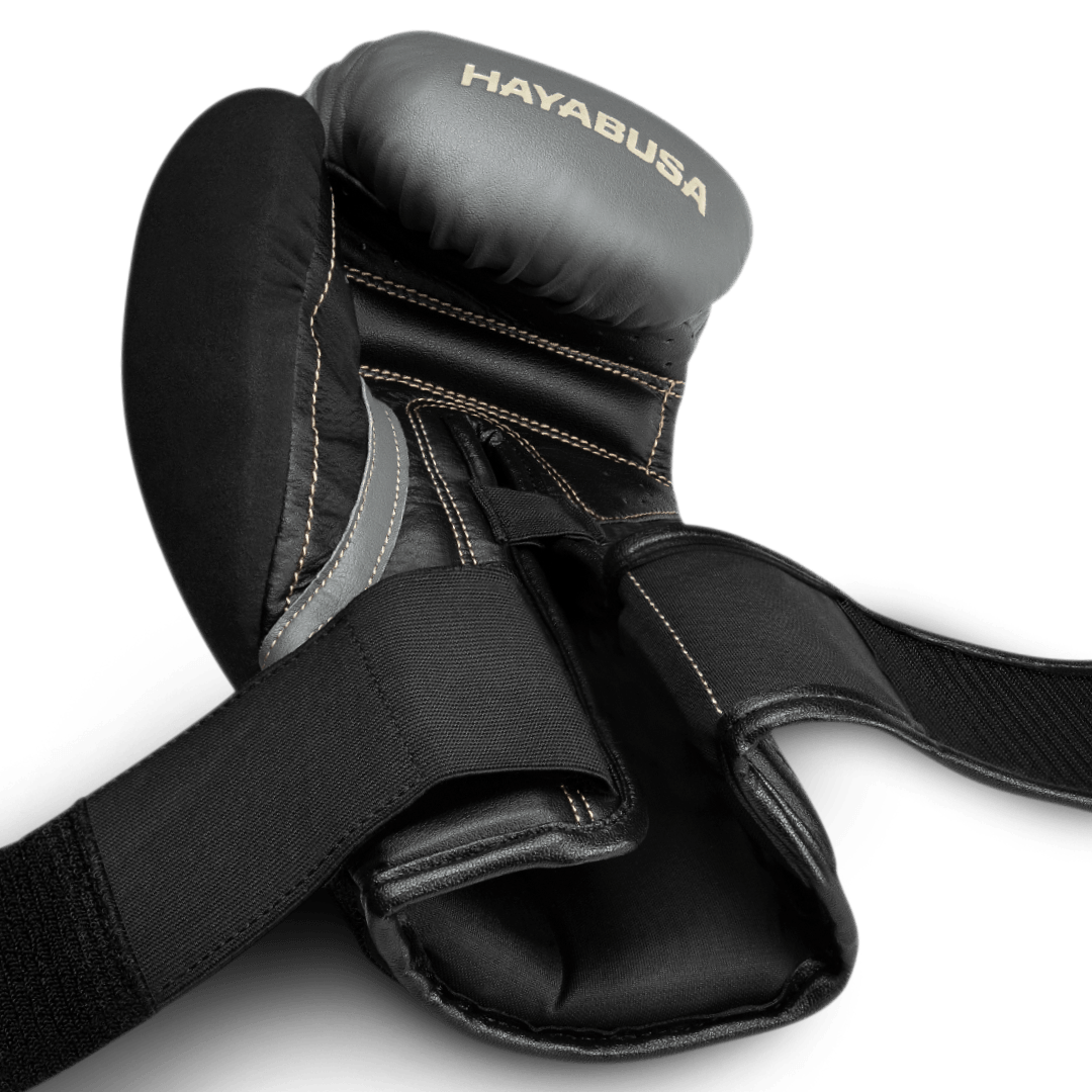 Hayabusa Boxhandschuhe T3, dunkelgrau-schwarz