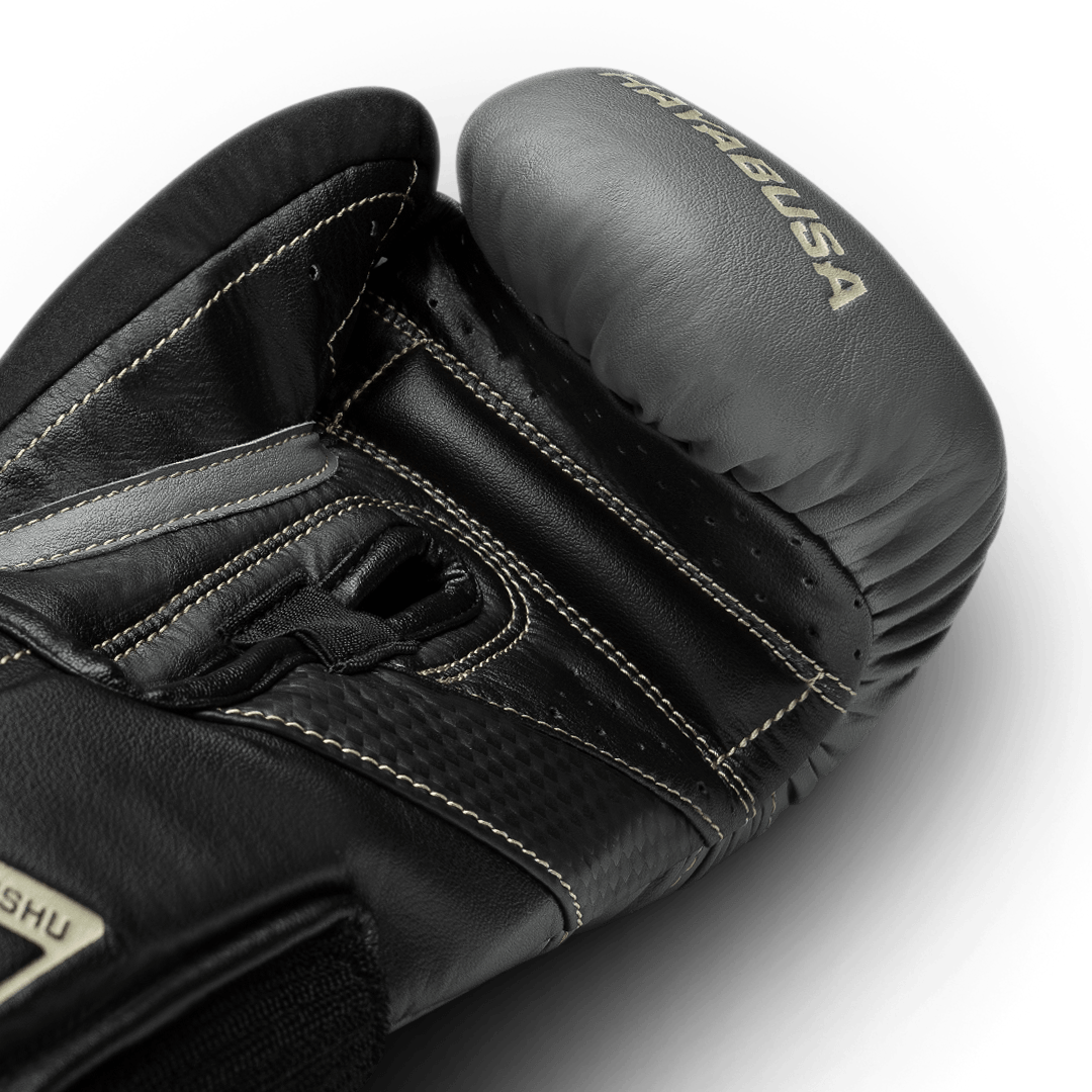 Hayabusa Boxhandschuhe T3, dunkelgrau-schwarz
