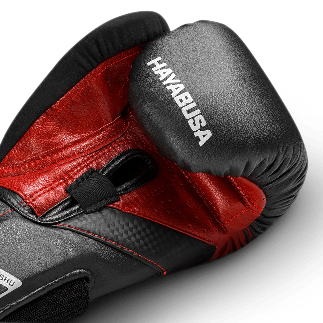 Hayabusa Boxhandschuhe T3, schwarz-rot