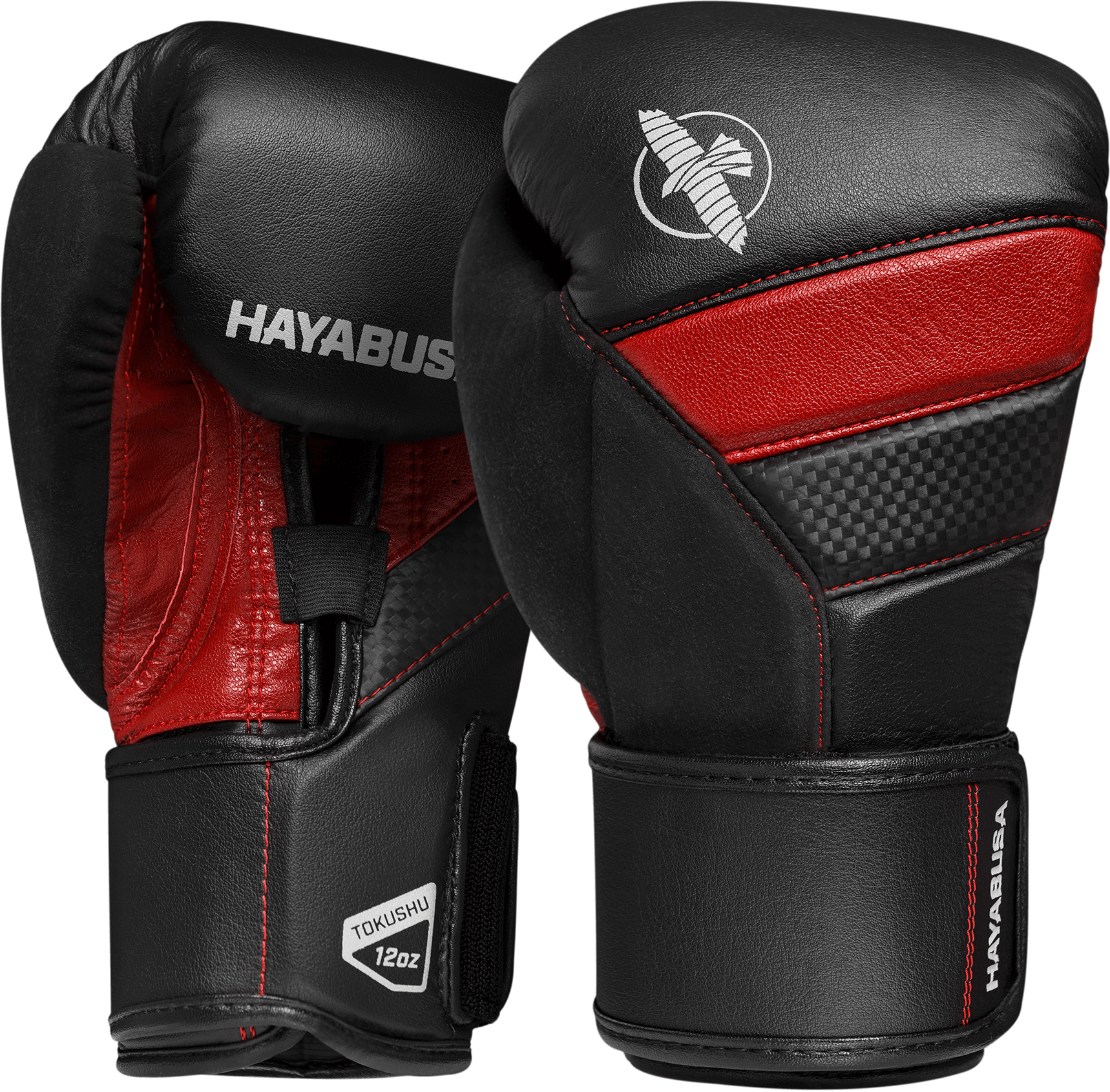 Hayabusa Boxhandschuhe T3, schwarz-rot