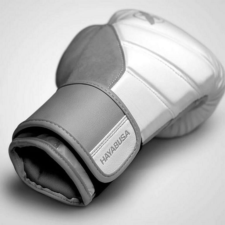 Hayabusa Boxhandschuhe T3, weiss-grau