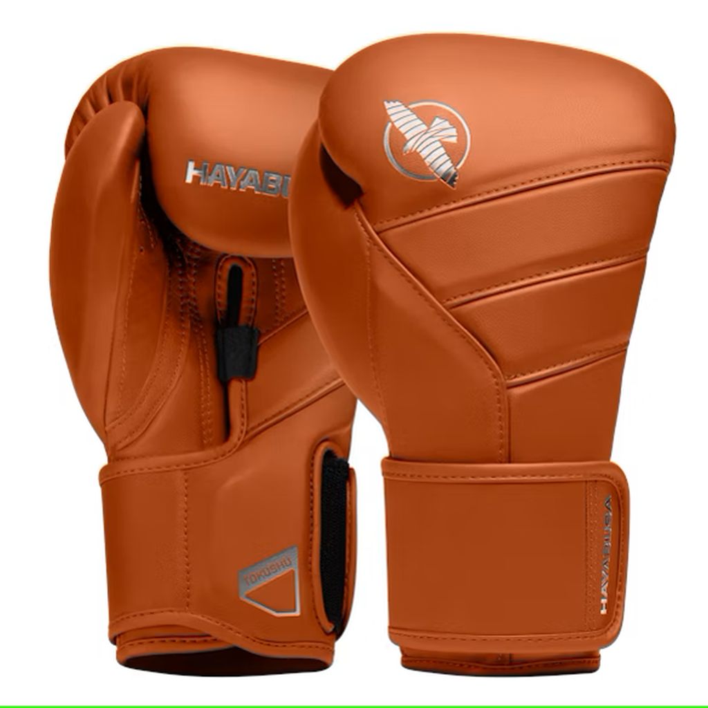 Hayabusa Boxhandschuhe T3 Kanpeki, braun-orange