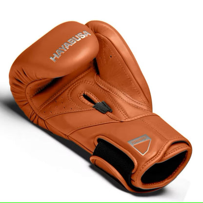 Hayabusa Boxhandschuhe T3 Kanpeki, braun-orange