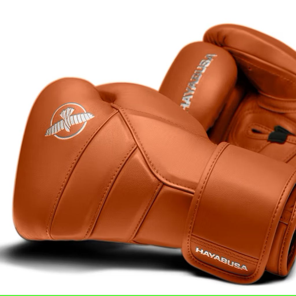 Hayabusa Boxhandschuhe T3 Kanpeki, braun-orange