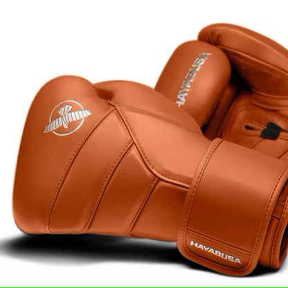 Hayabusa Boxhandschuhe T3 Kanpeki, braun-orange