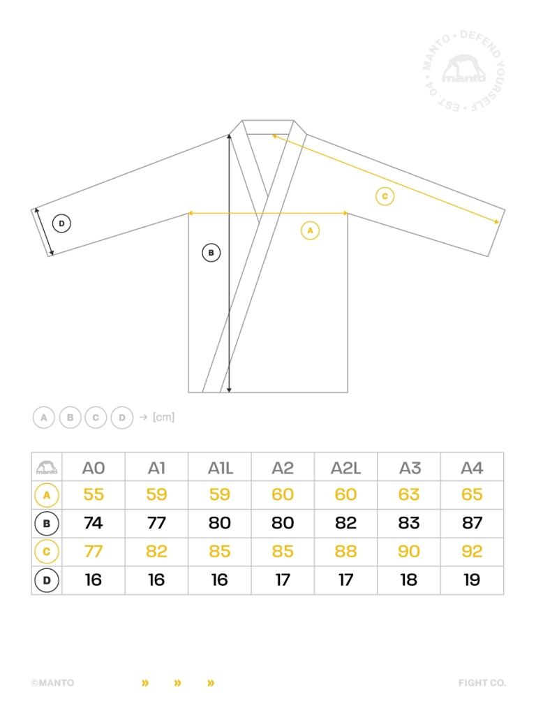 MANTO BJJ Gi X5, schwarz-grau