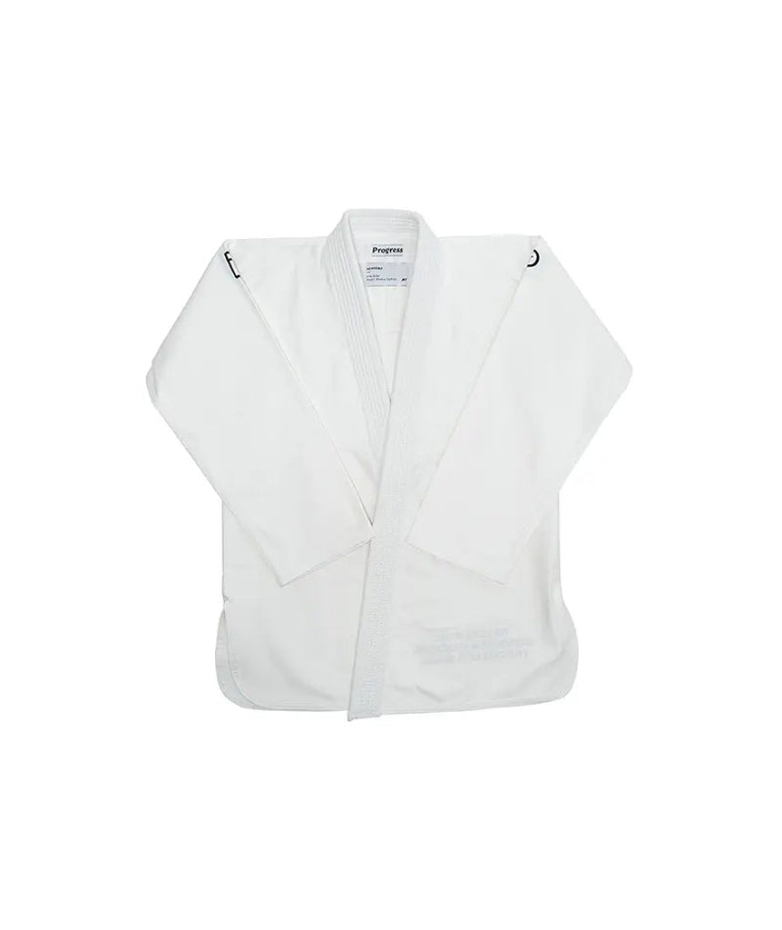 Progress Jiu Jitsu BJJ Gi The Academy, weiss