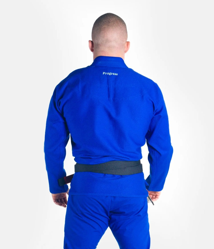 Progress Jiu Jitsu BJJ Gi The Academy, blau