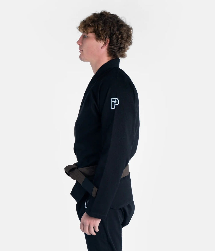 Progress Jiu Jitsu BJJ Gi The Academy, schwarz