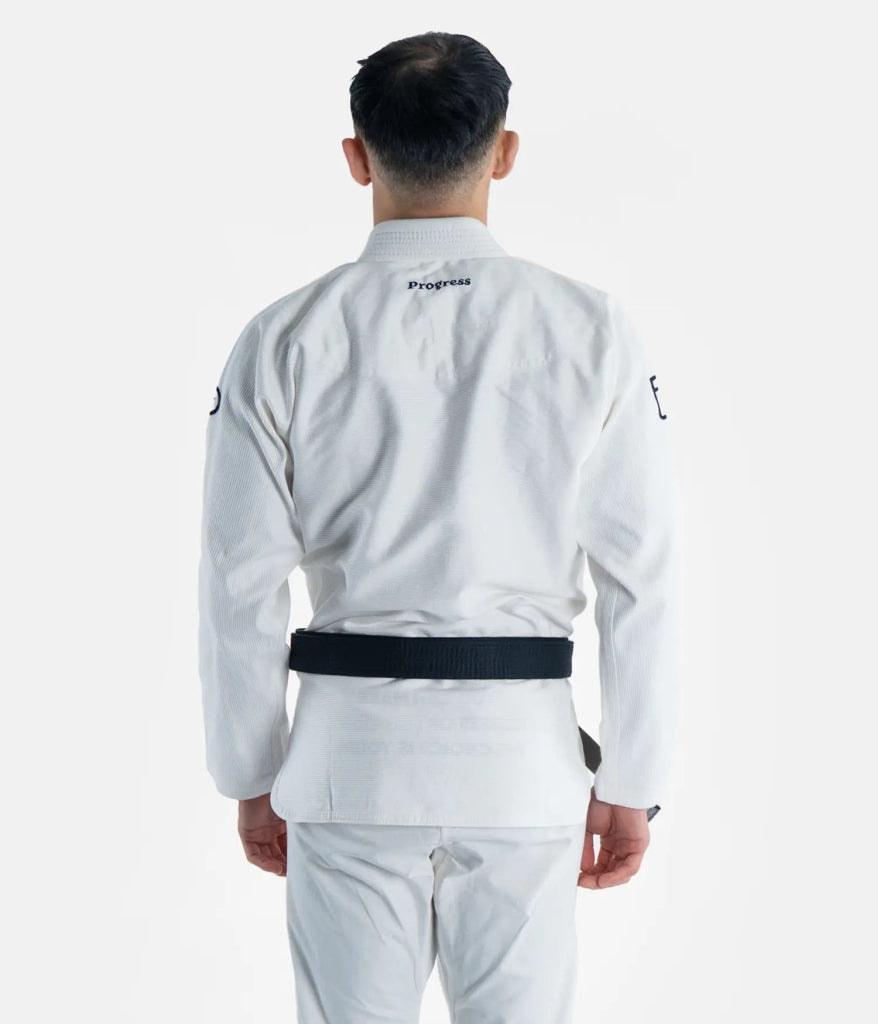 Progress Jiu Jitsu BJJ Gi The Academy, weiss