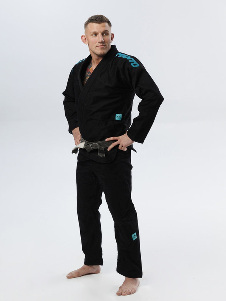 MANTO BJJ Gi X5, schwarz-hellblau