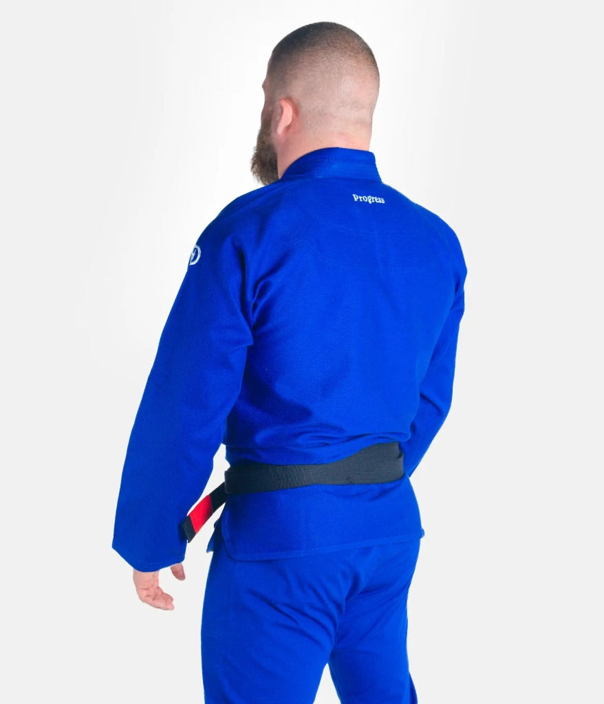 Progress Jiu Jitsu BJJ Gi The Academy, blau