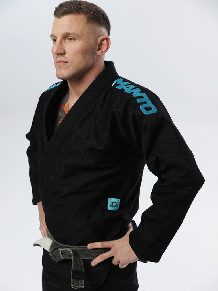 MANTO BJJ Gi X5, schwarz-hellblau