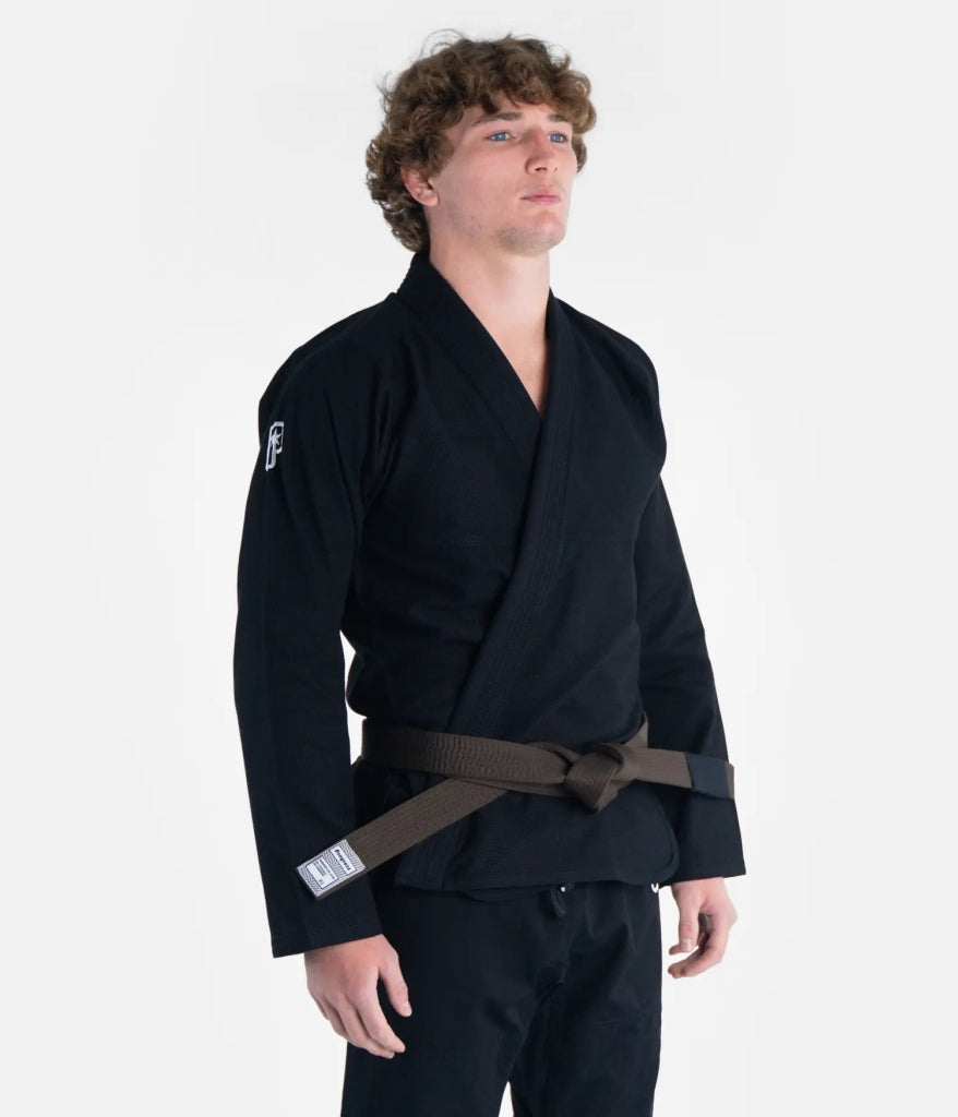 Progress Jiu Jitsu BJJ Gi The Academy, schwarz