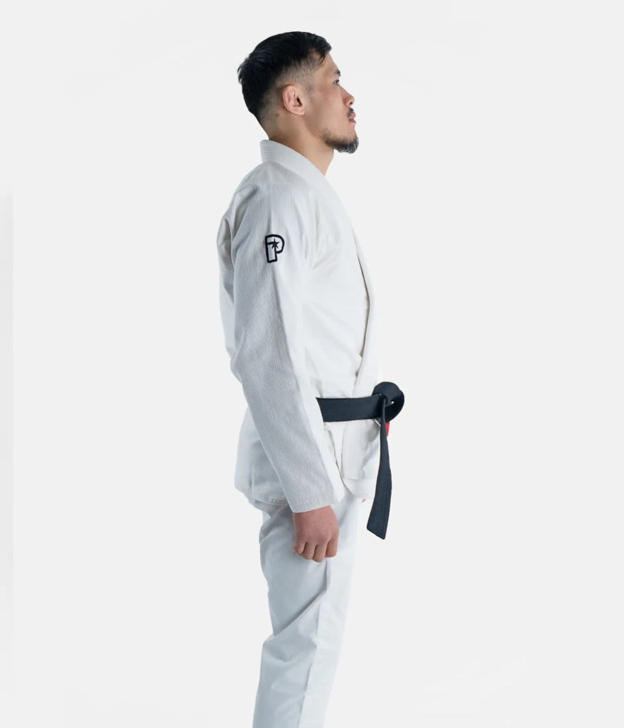 Progress Jiu Jitsu BJJ Gi The Academy, weiss