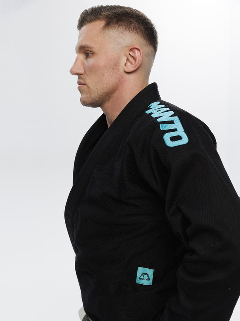 MANTO BJJ Gi X5, schwarz-hellblau