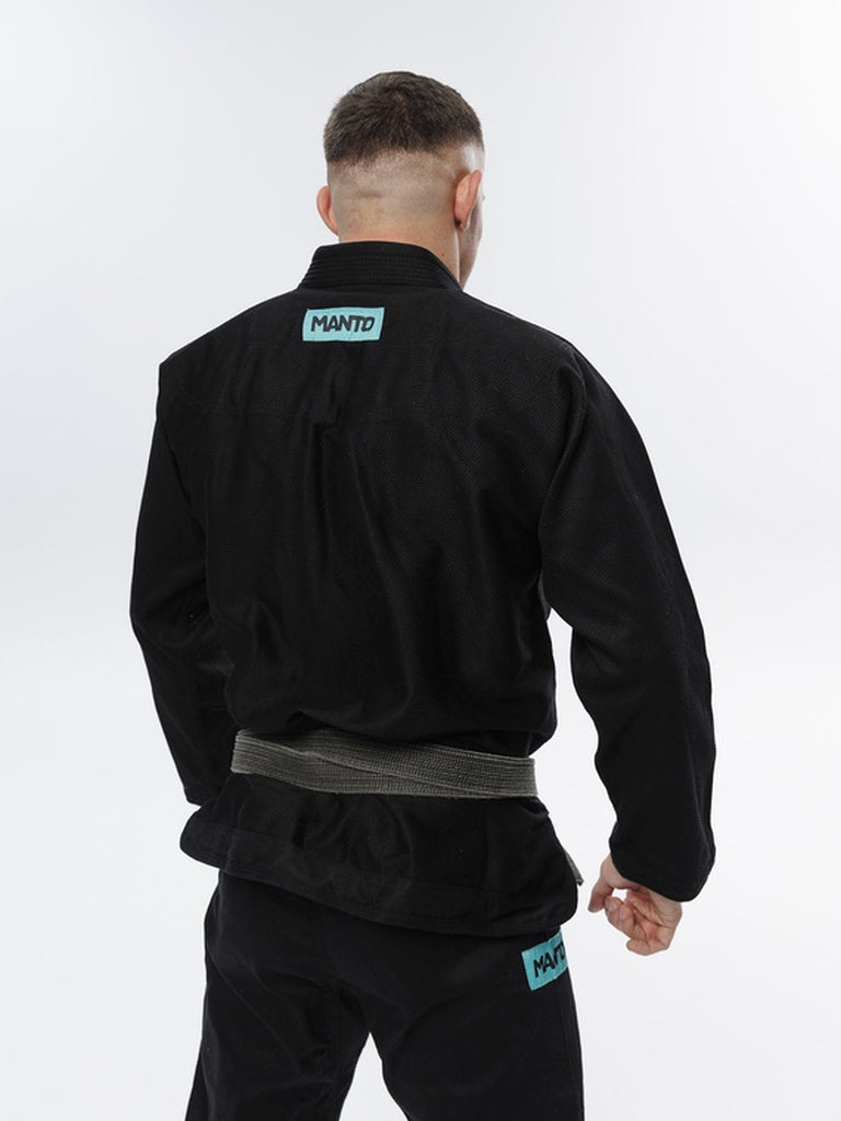 MANTO BJJ Gi X5, schwarz-hellblau