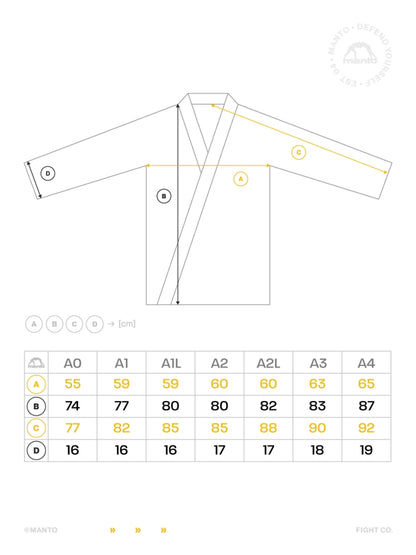 MANTO BJJ Gi X5, schwarz-hellblau