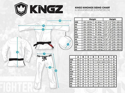 Kingz BJJ Gi Classic 3.0, weiss